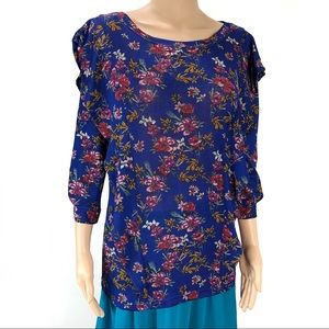 New Free People Blue Combo Long sleeveless…